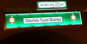 Petice za otevření tunelu Blanka